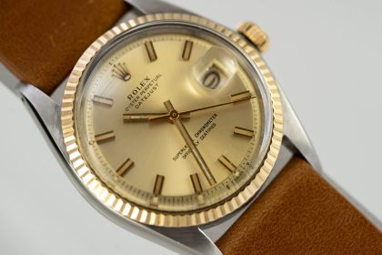 Rolex Datejust Wide Boy Gold 07-28-20 2